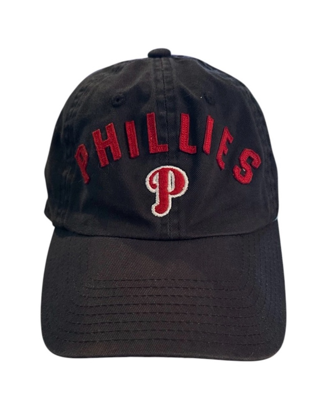 American Needle Phillies Adjustable Navy Blue and Red Baseball Cap